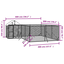 vidaXL Perrera de exterior con toldo acero galvanizado plata 10x6x2,5m, , large indicador imagen numero 6